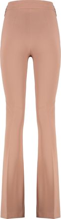 Elisabetta Franchi Womens Flared Trousers - Tan - Size EU 44 (Womens)