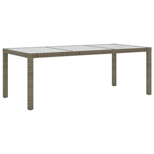 Table De Bar Extérieur VidaXL - Résine Tressée Marron - 140x60cm - Ideal Jardin Ou Terrasse
