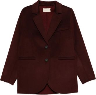 Vanessa Bruno Cappotto monopetto con tasche - Rosso