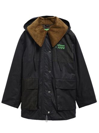 Ganni Waxed Cotton Coat
