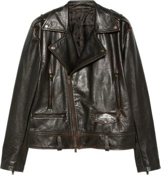 Salvatore Santoro Jassen, Heren, Bruin, XL, Leer, 51658-U Jas