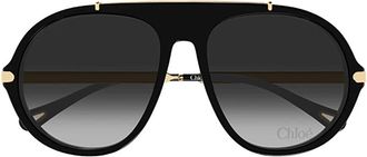 Chlo&eacute; 1Q7Z5Hn 0A - unisex - Zonnebrillen - Zwart - 58 MM - Accessoires