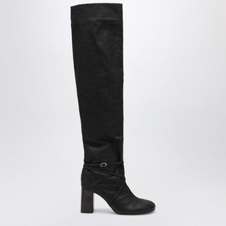 Christophe Lemaire High Anatomic Boots in Onyx