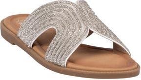 Good Choice Shoes Carline Embellished Sandal in Silver at Nordstrom Rack, Size 8.5