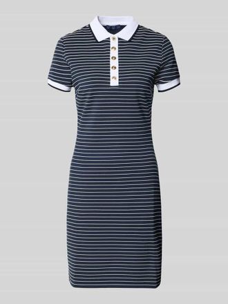 Guess Knielanges Polokleid mit Polokragen Modell ALPHONSINE in Marine, Gr&ouml;&szlig;e XL