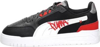 Puma Shuffle Downtown Lo Mid 90s Sneakers Laag - Heren - Sneakers - Zwart - 36 EU - Schoenen