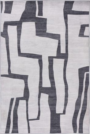 LALEE Waschbarer Design Teppich Vegas 203 - Silver