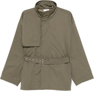 Frame Denim Storm-flap Belted Jacket