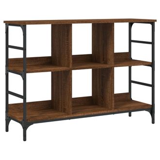vidaXL Aparador De Madera De Ingenier&iacute;a Marr&oacute;n Roble 102x32x73,5 Cm Vidaxl