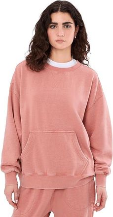 Free People Slow It Down Pullover Womens Clothing Rose Dawn : LG (Womens 12-14), Cotton/Polyester