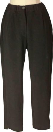 Grizas Womens Gathered Waist Large Back Pocket Pants In Black