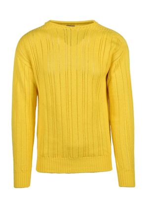 Drumohr Cotton Cashmere Sweater - Yellow