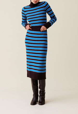 Claudie Pierlot Jupe maille rayures