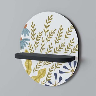 OEM Estante Ovalado Hello Spring Negro