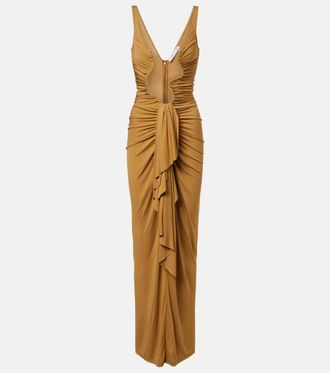 CHRISTOPHER ESBER Salacia cutout draped maxi dress