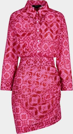 Smythe Batik Mini Shirtdress