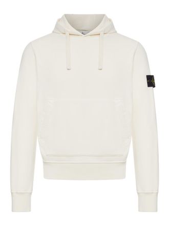 Stone Island REGULAR FIT HOODIE WITH KANGAROO POCKET - Stone Island - Man