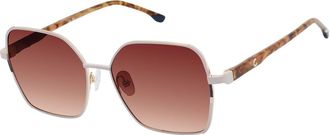 Champion FLORA Polarized C03 Womens Sunglasses White Size 56