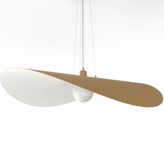 Lumicom Piuma L&aacute;mpara De Techo &Oslash;90 Bicolor Mate