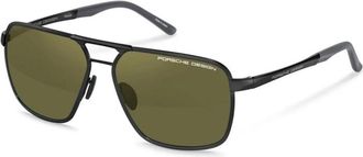 Porsche Design P8966 Zonnebrillen - Heren - Zonnebrillen - Zwart - 61 MM - Accessoires