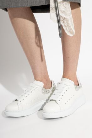Alexander McQueen Oversized Sports Shoes, Womens, White