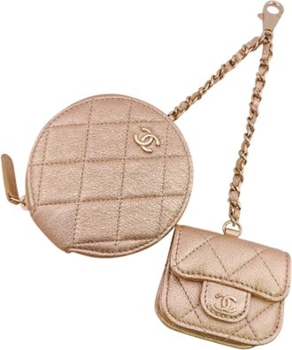 Chanel Matelasse Leather Coin Purse/Coin Case (Pre-Owned)