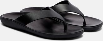 The Row Leger leather thong sandals