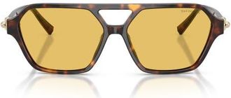 Tiffany & Co. 58mm Square Sunglasses in Havana/yellow at Nordstrom