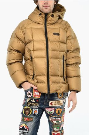 Dsquared2 Giubbotto Imbottito a Quadri Rip Stop taglia 48