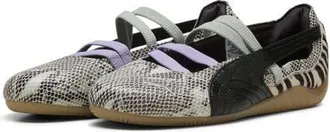 Puma Speedcat Ballet Mixed Feel Genuine Calf Hair Sneaker in Puma Black/cashew/Lavender at Nordstrom, Size 10.5