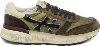 Premiata Mick 7717 - Heren - Sneakers - Groen - 40 EU - Katoen - Schoenen
