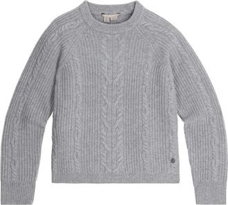 Royal Robbins Rockcraft Cable Crew Merinopullover für Damen | grau