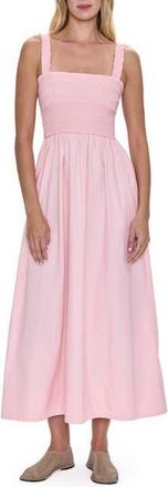 Pistola Denim Genevieve Stretch Cotton Maxi Sundress in Pink Salt at Nordstrom Rack, Size Medium