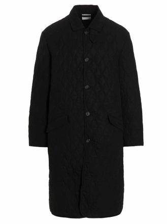 VTMNTS Black Quilted Hunter Coat