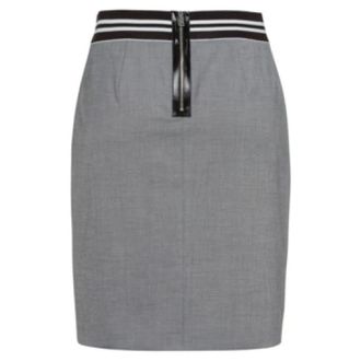 Marc Aurel Dames, Rokken, Grijs, Maat: 2XL