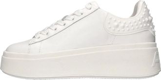 Ash Moby Rubber Soft Nappa Calf - Dames - Sneakers - Wit - 41 EU - Leer - Schoenen