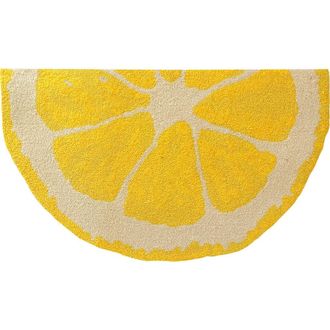 R16 Home Lemon Slice Doormat in Yellow White at Nordstrom Rack, Size 2Ft 3In X 3Ft 9In