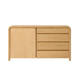 Wabi Home Aparador de madera maciza 145x80cm