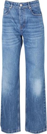Ami Straight Fit Jeans, male, Blue, W29, Classic Straight Leg Denim Trousers