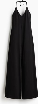 H&M Jumpsuit mit Neckholder - Schwarz