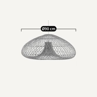 AM.PM Hanglamp in gevlochten rotan, Titou