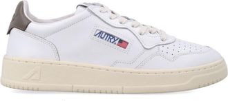 Autry White Solid Medalist Sneakers