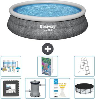 Bestway Piscina Bestway Fast Set Redonda - 457x107 Cm - 8-piezas S412
