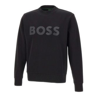 HUGO BOSS Hugo, Sweatshirts, male, Black, Size: 2XL Salbo Sweatshirt