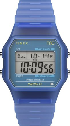 Timex T80 Unisex Horloge Blauw TW2Y34200