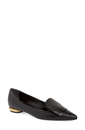Bells & Becks Lia Pointed Toe Loafer in Black at Nordstrom, Size 39.5