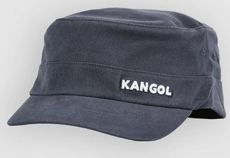 Kangol Cotton Twill Army Cappellino blu