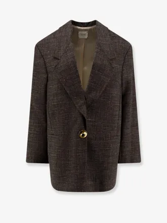 Alysi Blazer oversize in misto lana e lino - ALYSI - gender_Woman