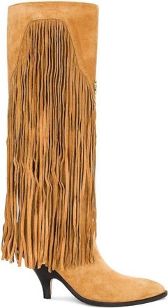 Bally Laredo Suede Fringe Long Boots