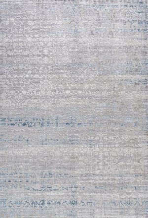 Jonathan Y Designs Tidal Modern Strie Area Rug in Gray/blue at Nordstrom, Size 2Ft 0In X 8Ft 0In